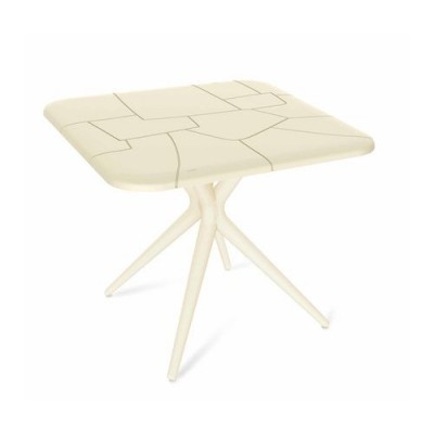 Стол Sheffilton SHT-TU30/TT30 83/83 артикул SHT-СП01 бежевый/бежевый